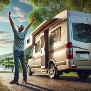 Charlotte aux fenêtres camping car